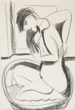 Ernst Ludwig Kirchner - Frau im Tub